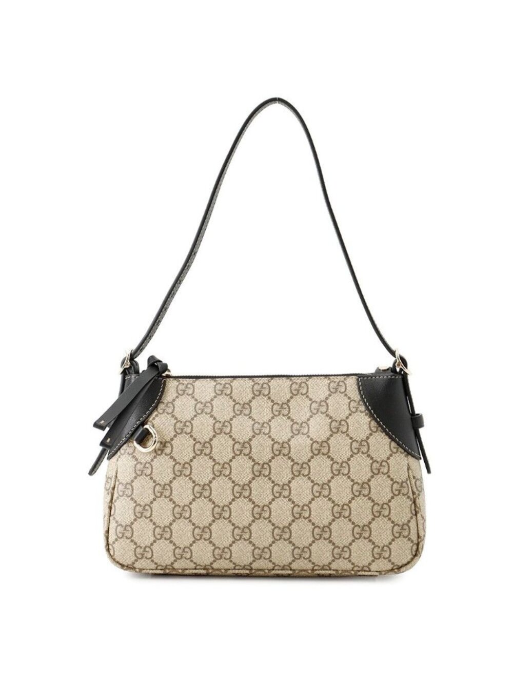 Gucci Shoulder Bag GG Emblem Supreme Leather 2-Way